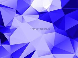 Decorative geometric triangle polygon abstract background vector