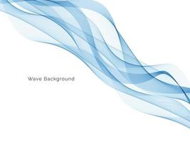fondo de negocio de diseño de onda azul vector