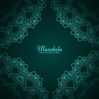 Beautiful mandala design decorative luxury background vector