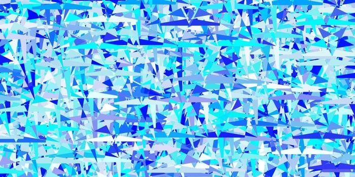 Light BLUE vector texture with triangular style.