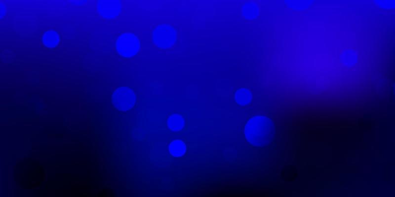 Dark pink, blue vector background with random forms.