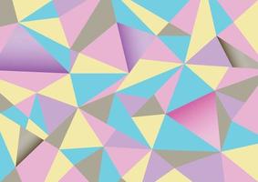 colorful abstract polygon vector