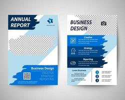 corporate flyer a4 template vector