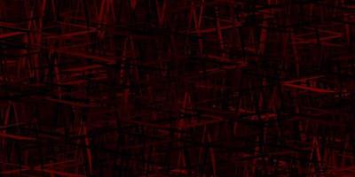 Dark Red vector texture with colored lines.