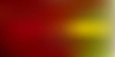 Light red, yellow vector abstract blur backdrop.