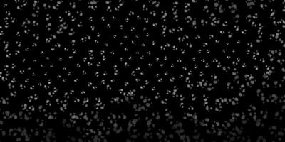 Dark gray vector background with random forms.