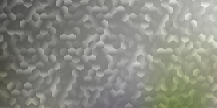 Light gray vector pattern with hexagons.