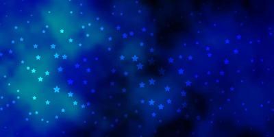 Dark BLUE vector layout with bright stars.