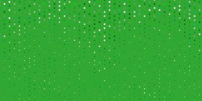 Light green vector background with spots.
