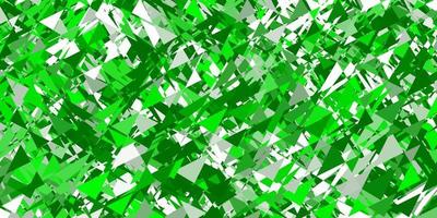 Light green vector texture with random triangles.