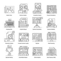 Data Processing and Financial Calculations vector