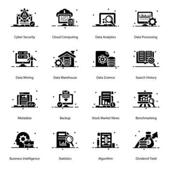 Cloud Technology and Web Hosting vector