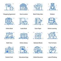 Education and Study Elements vector