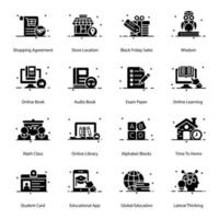 Education and Study Elements vector