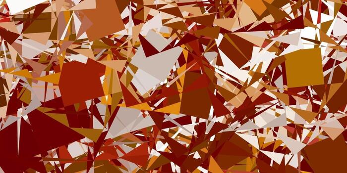 Light Green, Yellow vector texture with random triangles.