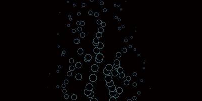 Dark BLUE vector pattern with spheres.