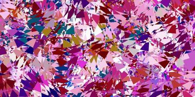 Light multicolor vector background with polygonal forms.