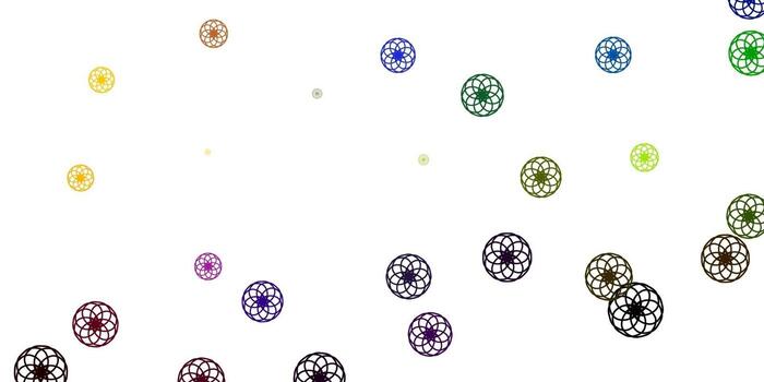 Light Multicolor vector layout with circle shapes.
