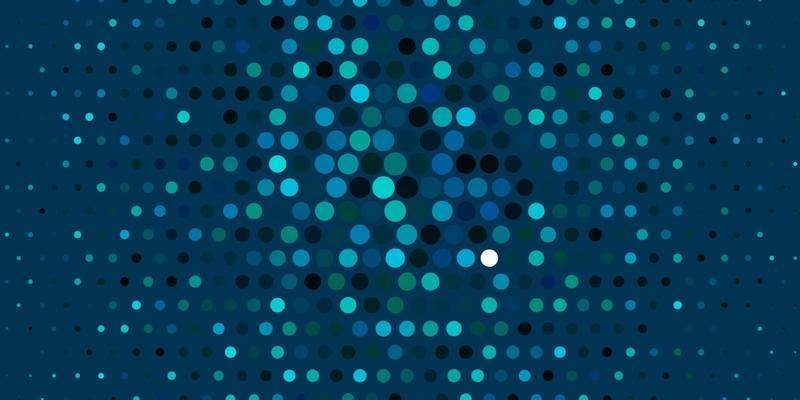 Dark BLUE vector background with spots.