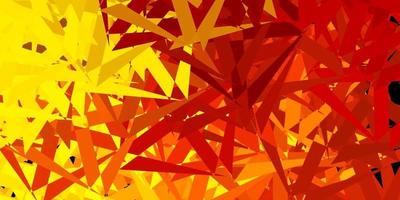 Light orange vector template with triangle shapes.