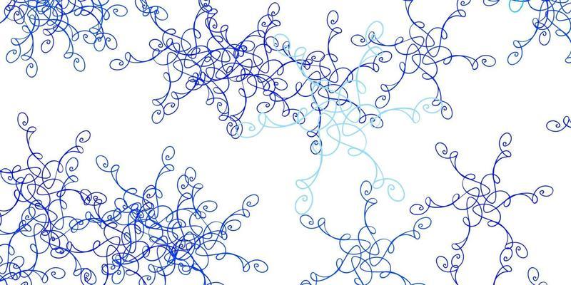 Light BLUE vector template with curves.