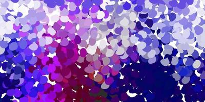 Light pink, blue vector pattern with abstract shapes.