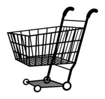 shopping cart icon vector