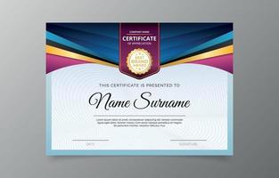 Graduation Certificate Template vector