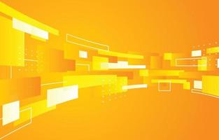 Flowing Yellow Rectangle Background vector