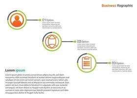 plantilla de diseño de infografía empresarial. infografía vectorial. perfecto para marketing, promoción, elemento de diseño de presentación vector