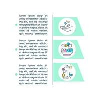 Interventional studies concept line icons with text vector