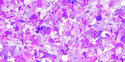 Light Purple vector background with triangles.