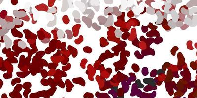 Light red vector backdrop with chaotic shapes.