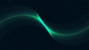 Waving Light Technology Background,Hi-tech Digital and sound wave Concept design,Free Space For text in put,Vector illustration. vector