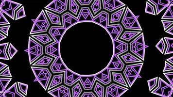 Abstract Pink Kaleidoscope Pattern Circle video