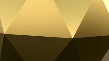 Abstract Polygon Gold Background video