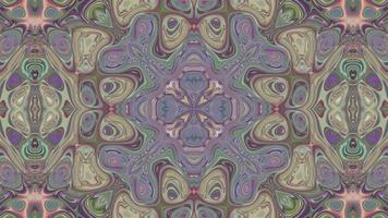 Abstract Chrome Kaleidoscope video