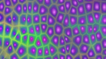 kaléidoscope vert violet texturé video