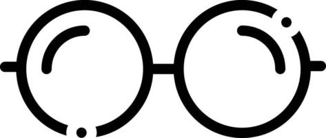 icono de línea para gafas vector