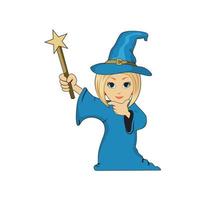 Beautiful wizard design illustration vector