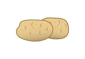 Ilustración de diseño de patatas vector