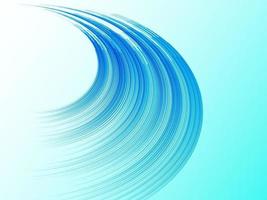 A blue abstract background designed in a curve style representing fast motion. vector