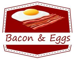 Bacon and eggs photo