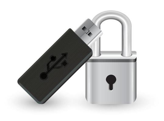usb flashdrive with a metal lock