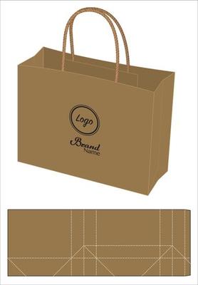 Paper Bag Template Vector Art, Icons, and Graphics for Free Download