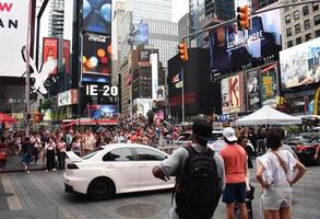 New York Street, Times Square in Manhattan, New York, USA photo