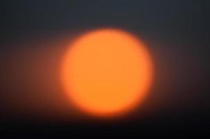 Blurred view of a sunset photo