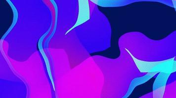 Distorted Multicolored Shape Pattern Background