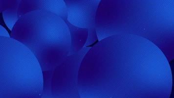 blå rörlig cirkel form abstrakt bakgrund video