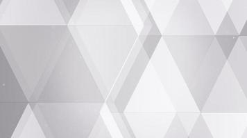 Elegant Clean White Triangular Pattern Background video